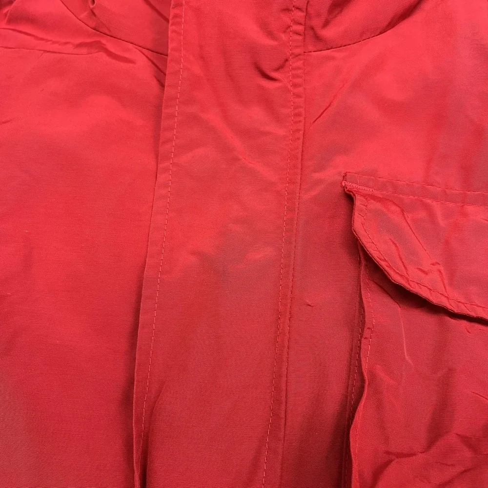 Vintage Woolrich Jacket Mens M Red Bomber Wool Lined Outdoor‎ Made USA 80s